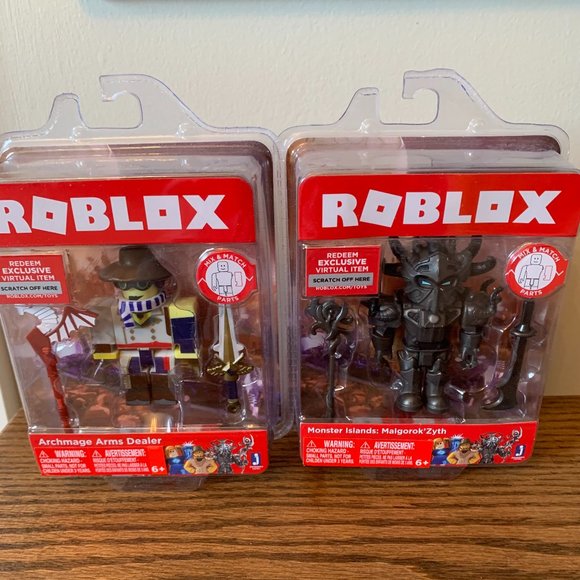 2 Brand new Roblox characters Archmage Arms Dealer and Monster Islands:Malgorok - Picture 1 of 4